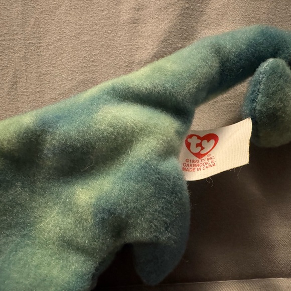 Ty Teenie Beanie Babies “Iggy” the Iguana 1993 rare NWT